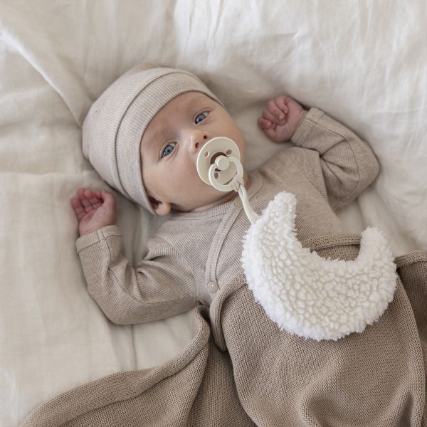 Feetje The Magic is in You Rib Muts - Taupe Melange