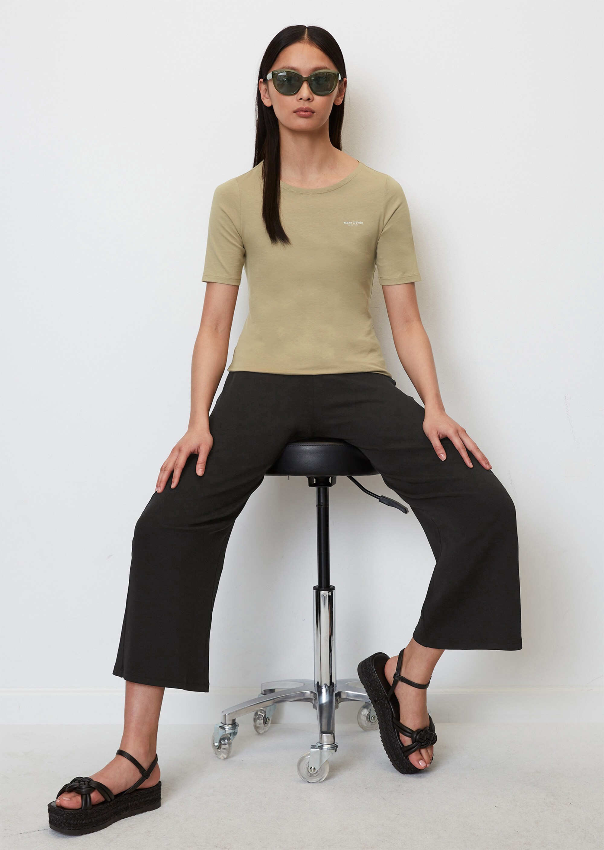 Basic-T-Shirt regular aus reinem Organic Cotton