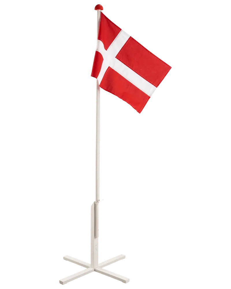 Flagstang med hejs og line - 180 cm
