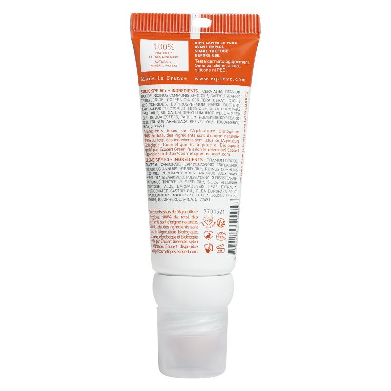 Combistick crème SPF 50 \u0026 stick SPF 50+ - Crème solaire - Certifiée Bio