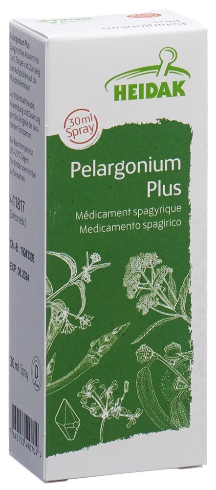 HEIDAK Pelargonium plus<br>30 ml, Flasche, Spray