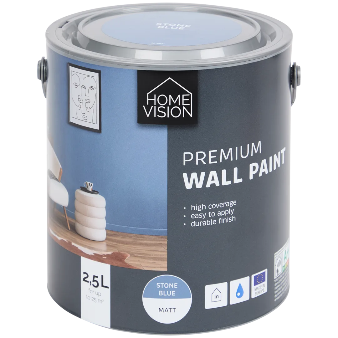 Peinture murale mate premium Home Vision Stone Blue