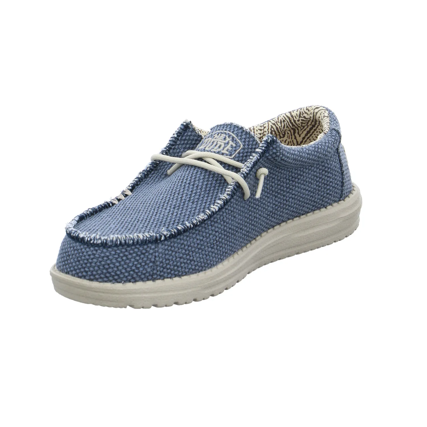 HEY DUDE Halbschuh Blau Textil