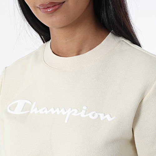 Sweat Crewneck Femme 115391 Beige