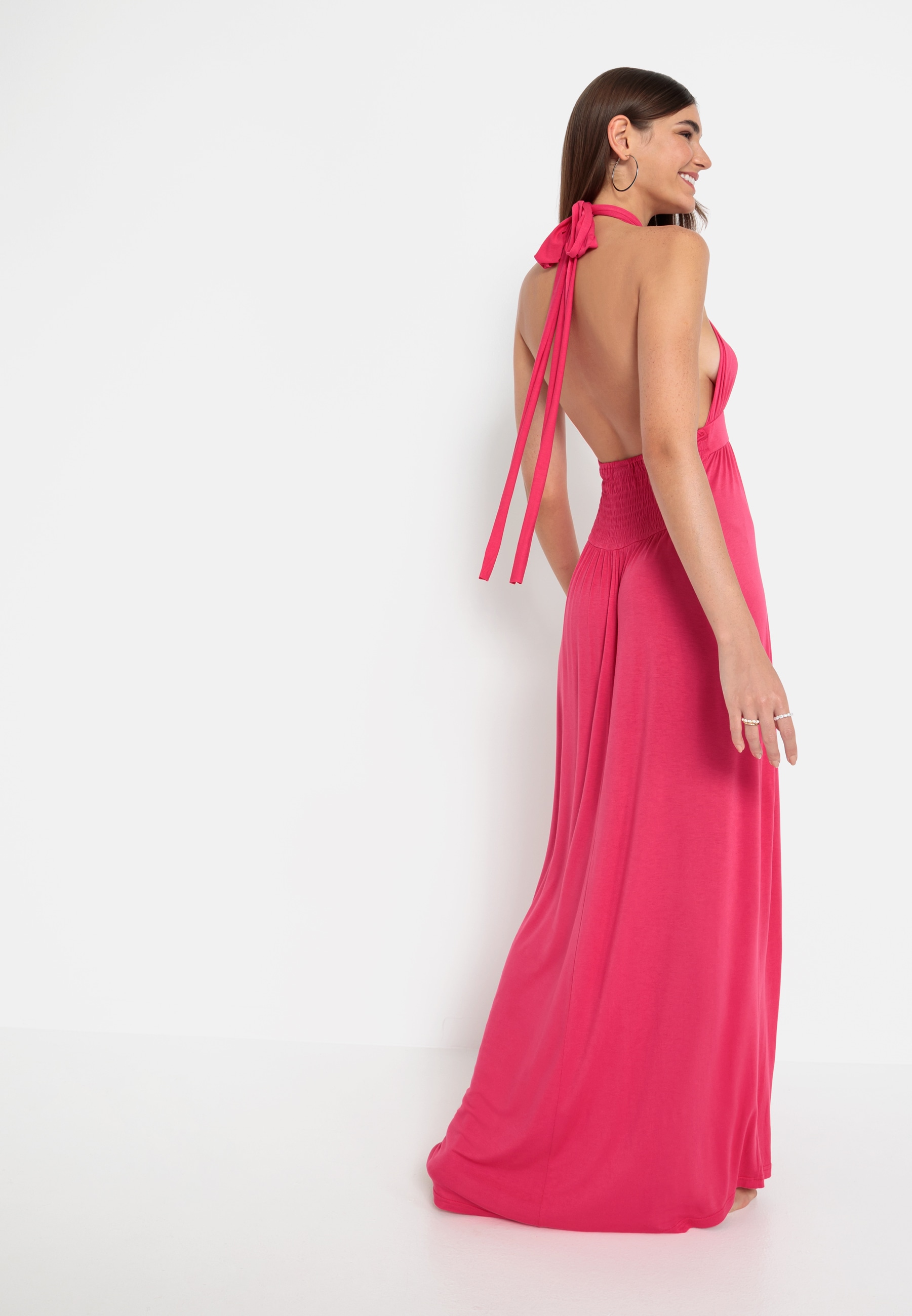 LSCN by LASCANA Neckholderkleid in Maxilänge