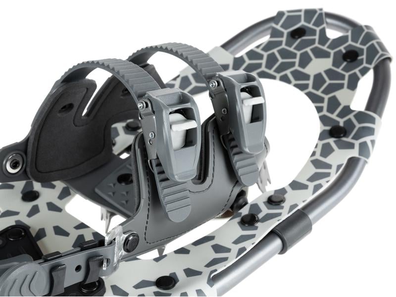 KOOR Schneeschuh Lumi Flex S/M Grau Mit Steigeisen aus Manganstahl