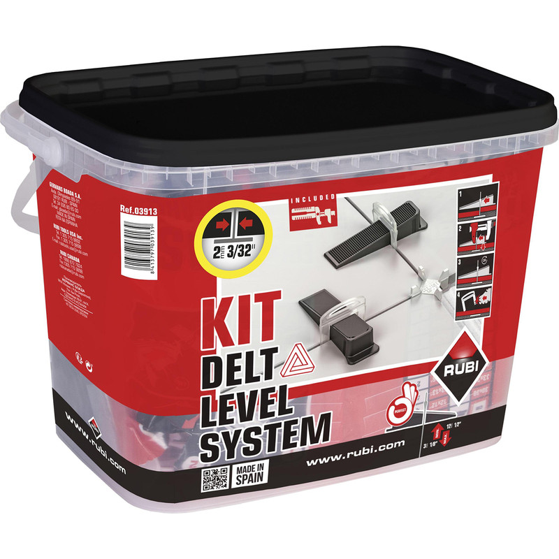 Rubi Startkit Delta Level Systeem 2mm