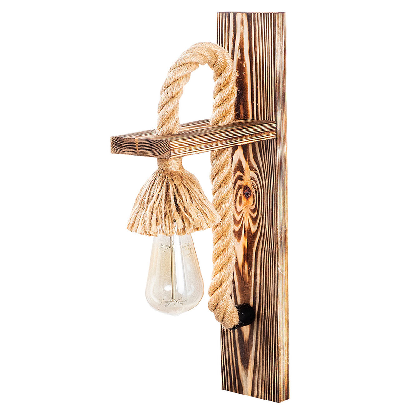 Opviq Applique murale Erebos bois  -  9x18x45cm