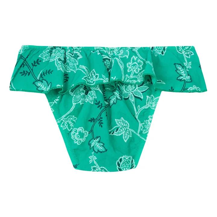 Sunchild Culotte de Bain Imprimée Santos | Vert Menthe