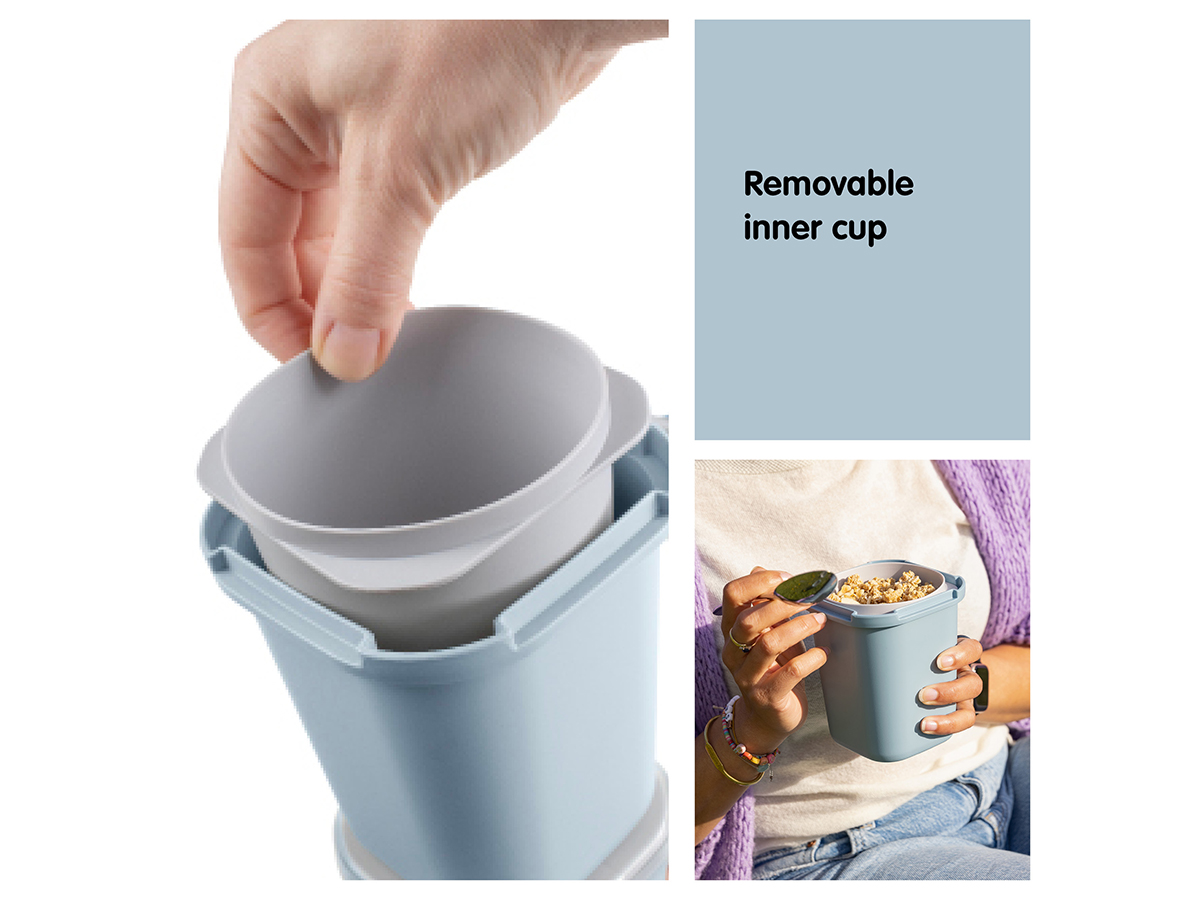Sunware sigma home food set van 2 lunchbeker - blauw