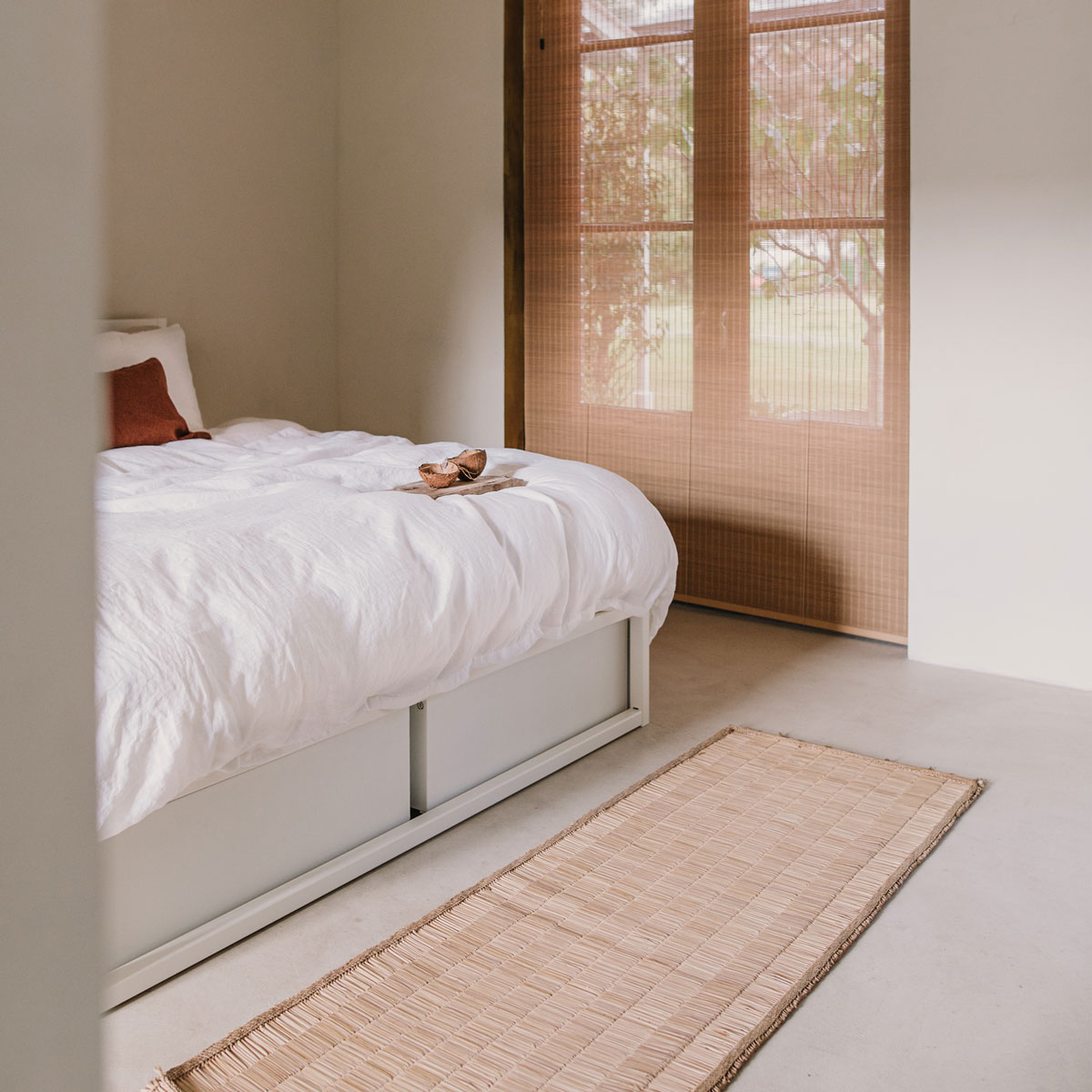 Stalen bedframe °01 | Wit 160 x 200 cm