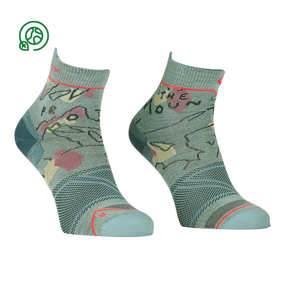 Ortovox ALPINE LIGHT QUARTER - Chaussettes Femme ice waterfall