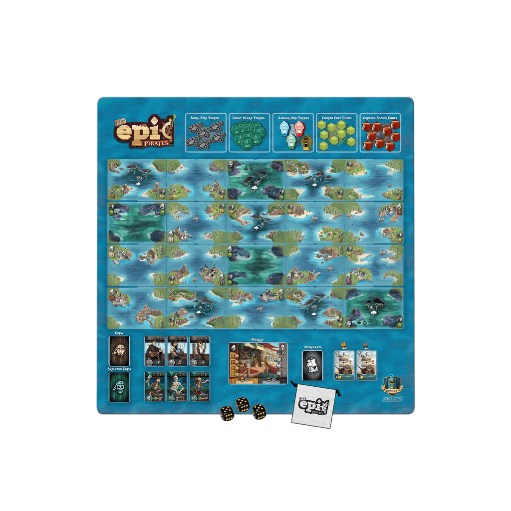 Tiny Epic Pirates - Game Mat
