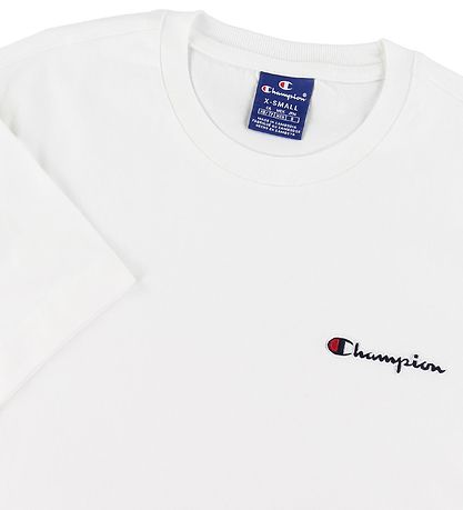 Champion Fashion T-Shirt - Weiß m. Logo