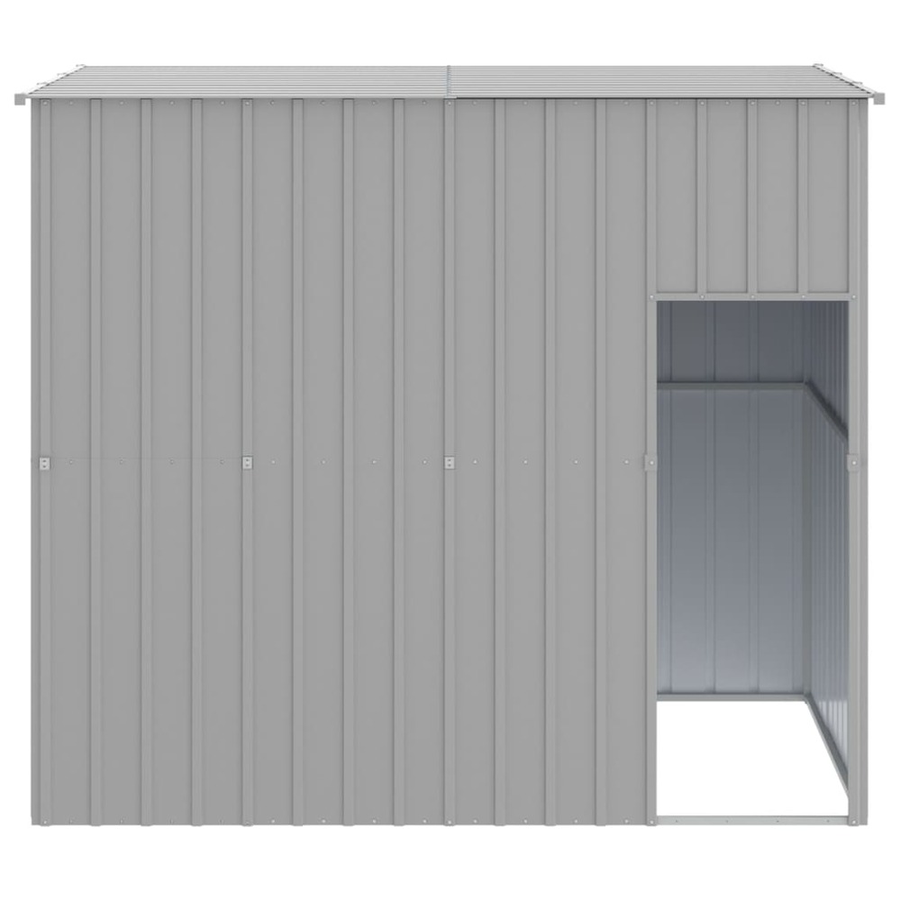 Niche pour chien avec toit gris clair 214x153x181 cm