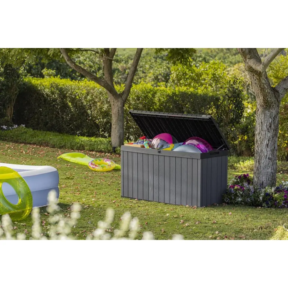 Keter Darwin Opbergbox - 570L - 142.5x65.5x78.2cm - Grijs