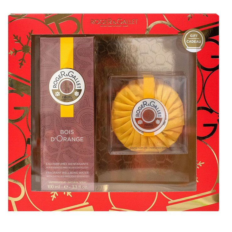 Coffret Bois d'orange eau parfumée 100ml et savon 100g offert