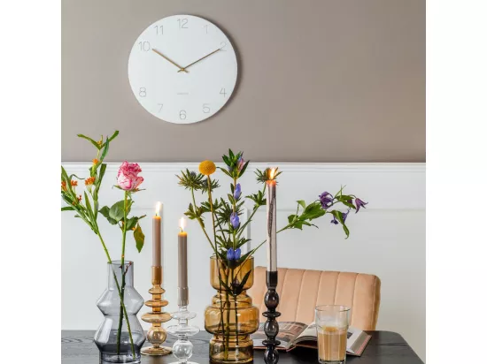 Horloge Charm petite D30cm Blanc Present Time