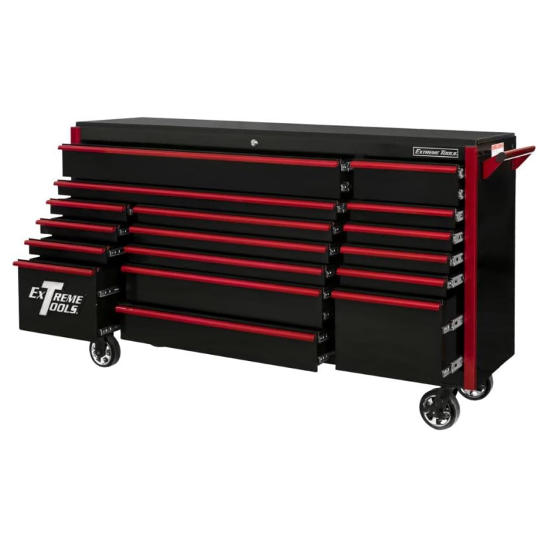 Armário de ferramentas Extreme Tools Rx Series com rodízios, 72