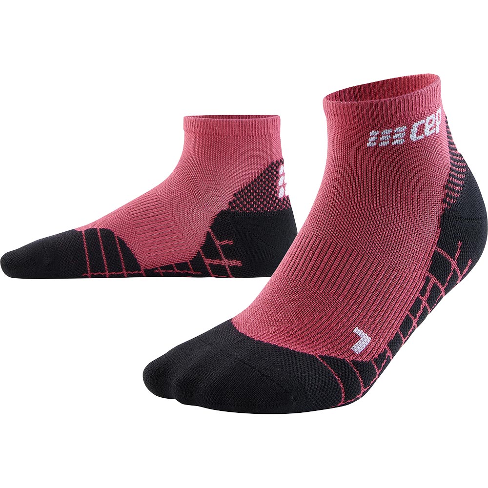 CEP Low Cut Hiking Light Merino Socken Damen berry