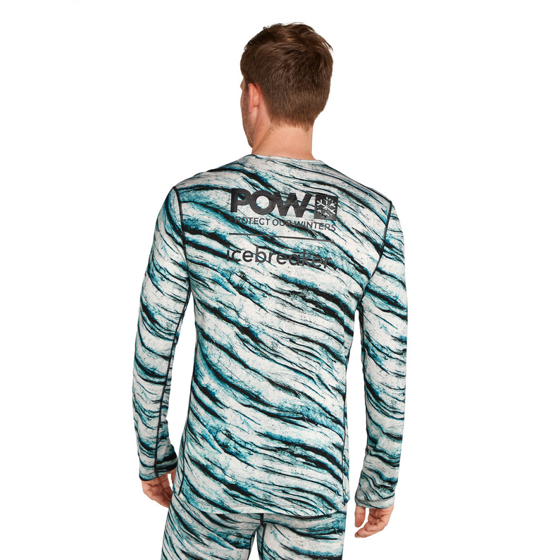 Icebreaker Herren 200 Oasis Crewe Protect Our Winters Longsleeve