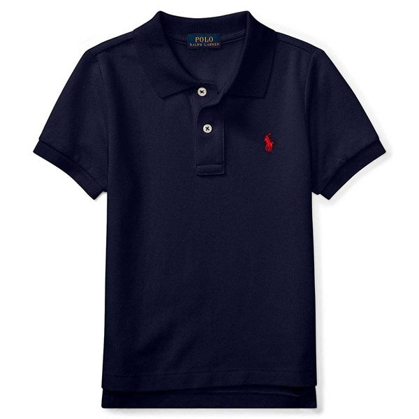 Boy Short Sleeved Polo Refined Navy