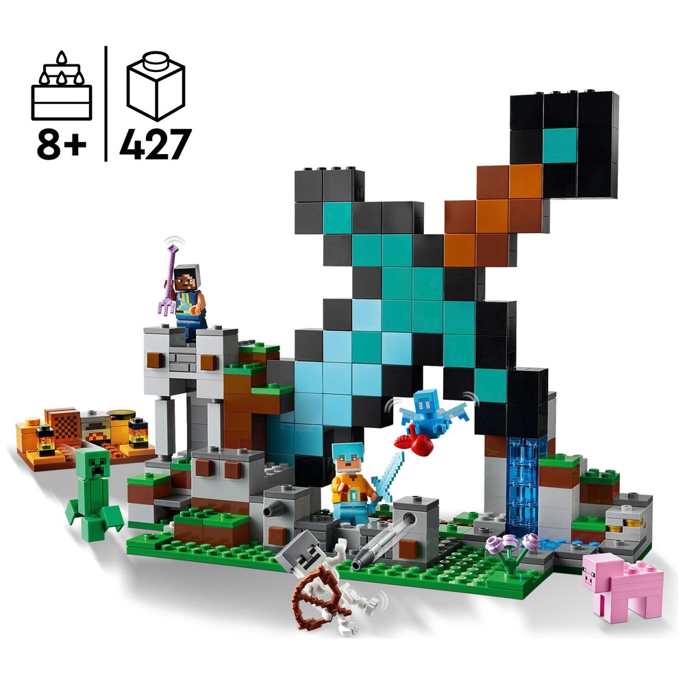 LEGO Minecraft 21244 Das Schwert-Außenposten-Set