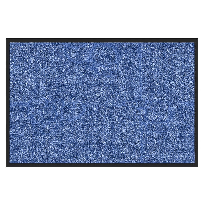 Deurmat Rijn - Unicolor - Vuilvangmat voor binnen & buiten - Blauw / 90 x 120 cm