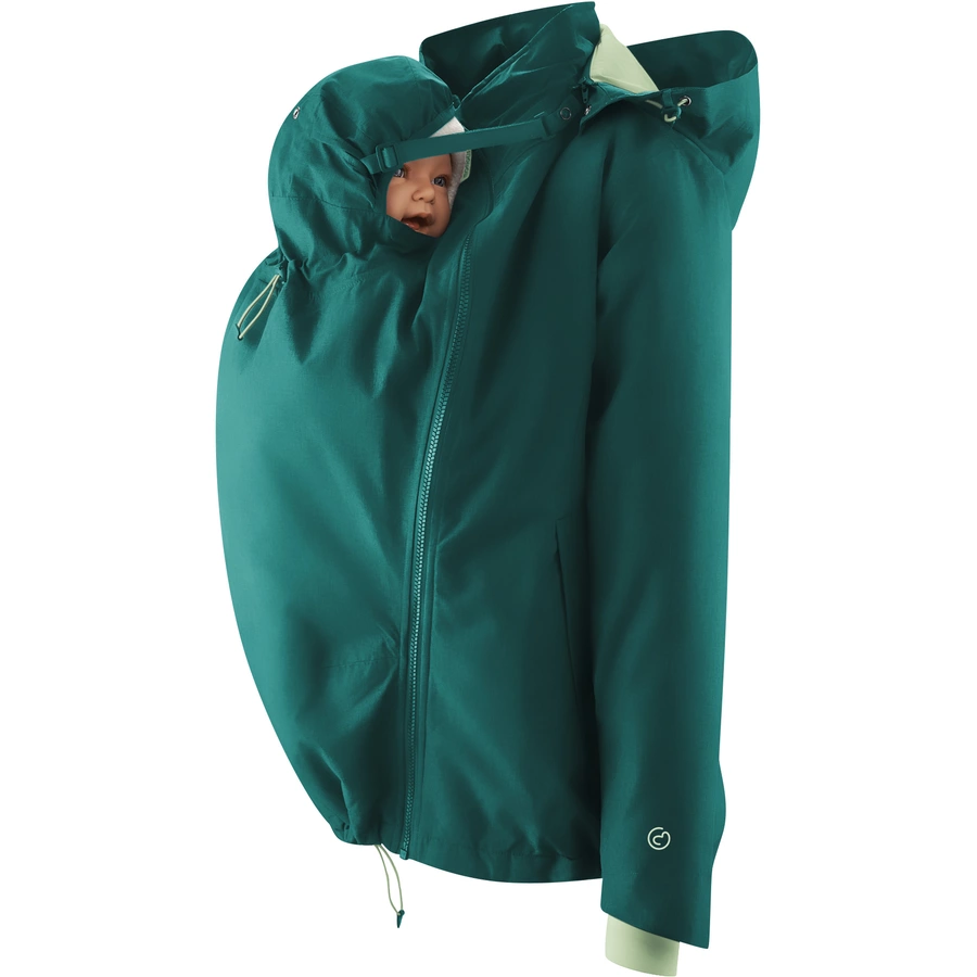mamalila Winter-Tragejacke Winterfriend grün