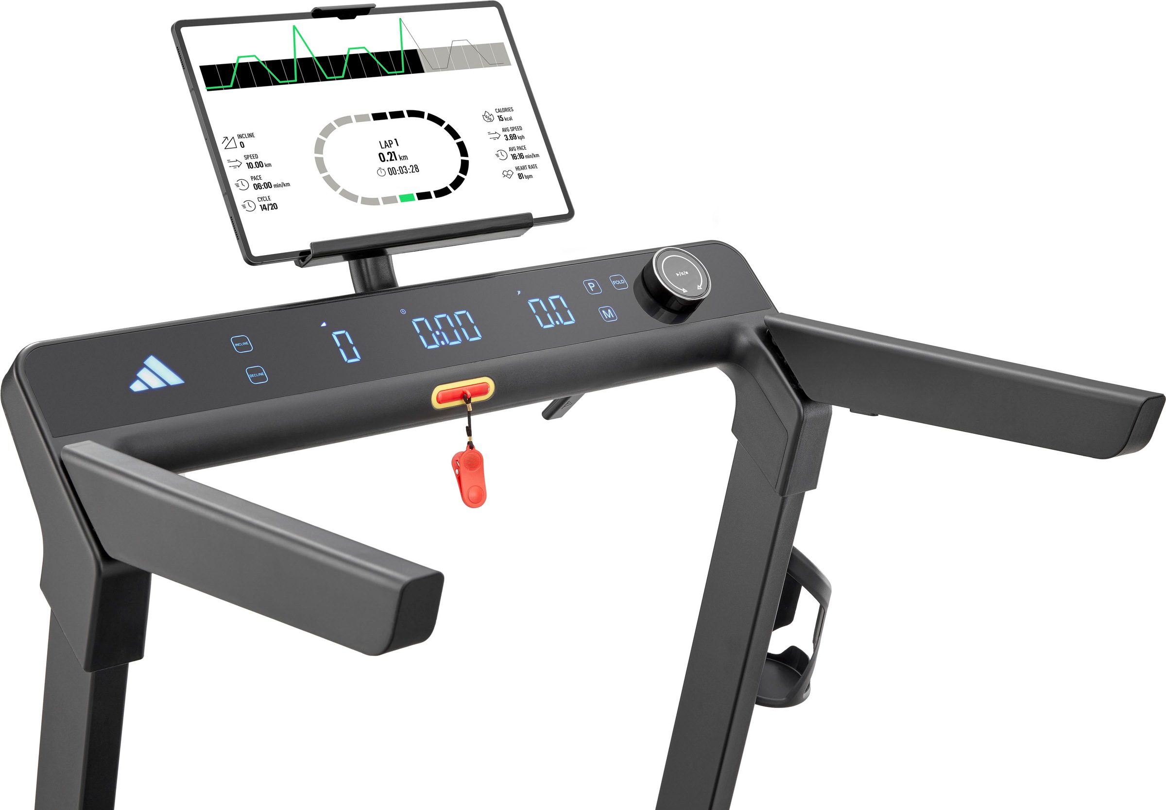 adidas Performance Laufband »T-24c« bis max. 18 km/h, klappbar