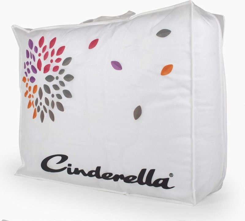Cinderella Soul Dekbed 4 seizoenen 1 Persoons Luxe Eendendons Vulling Percale tijk