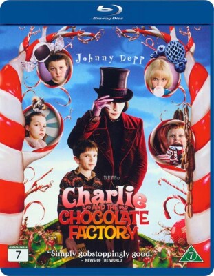 Charlie Og Chokoladefabrikken / Charlie And The Chocolate Factory - Blu-Ray