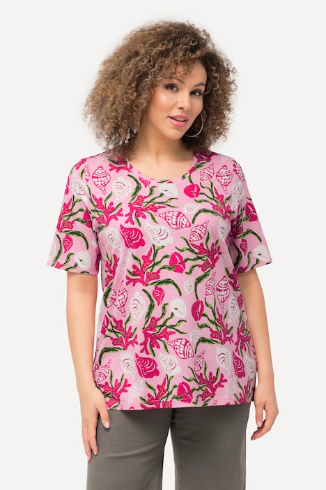 T-Shirt, Meeresmotive, Classic, Rundhals, Halbarm