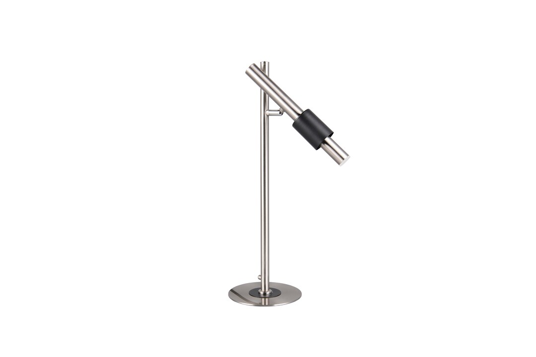 TRIO LED Tischlampe TRS IKARIS nickelfarbig