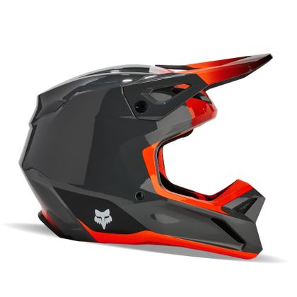 Casque cross Fox YOUTH V1 BALLAST - Gris