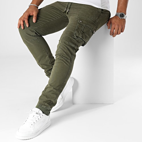 Pantalon Cargo Vert Kaki
