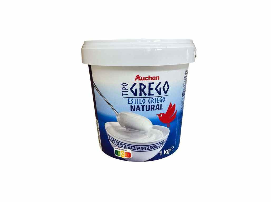 IOGURTE GREGO NATURAL 1KG AUCHAN