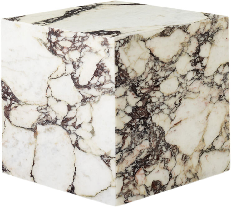 Audo Copenhagen Plinth Cubic, Calacatta Viola Beige