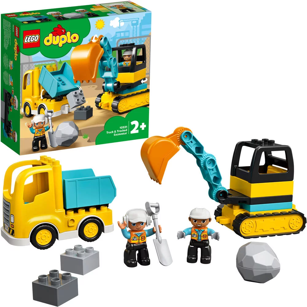LEGO®DUPLO®MA VILLE 10931 - LE CAMION ET LA PELLETEUSE