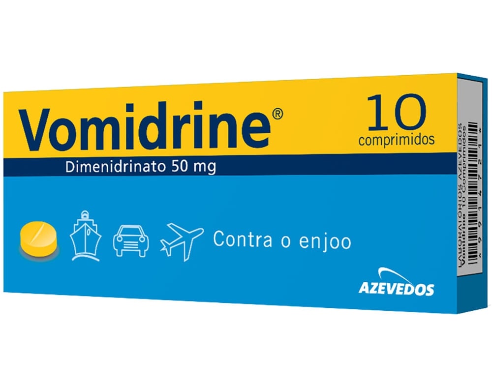 COMPRIMIDOS VOMIDRINE 50MG 10UN