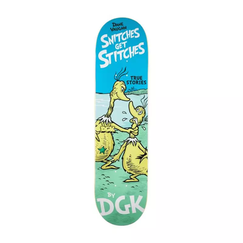 Plateau skate DGK SKATEBOARDS Stitches Vaughn 8.1