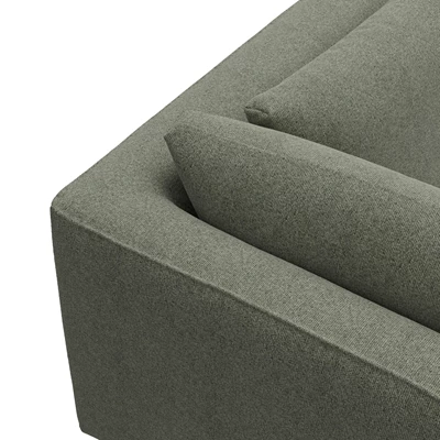 Nyland venstrevendt hjørnesofa med pufafslutning