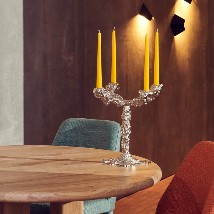 Pols Potten - Drip Kerzenständer, L, silber