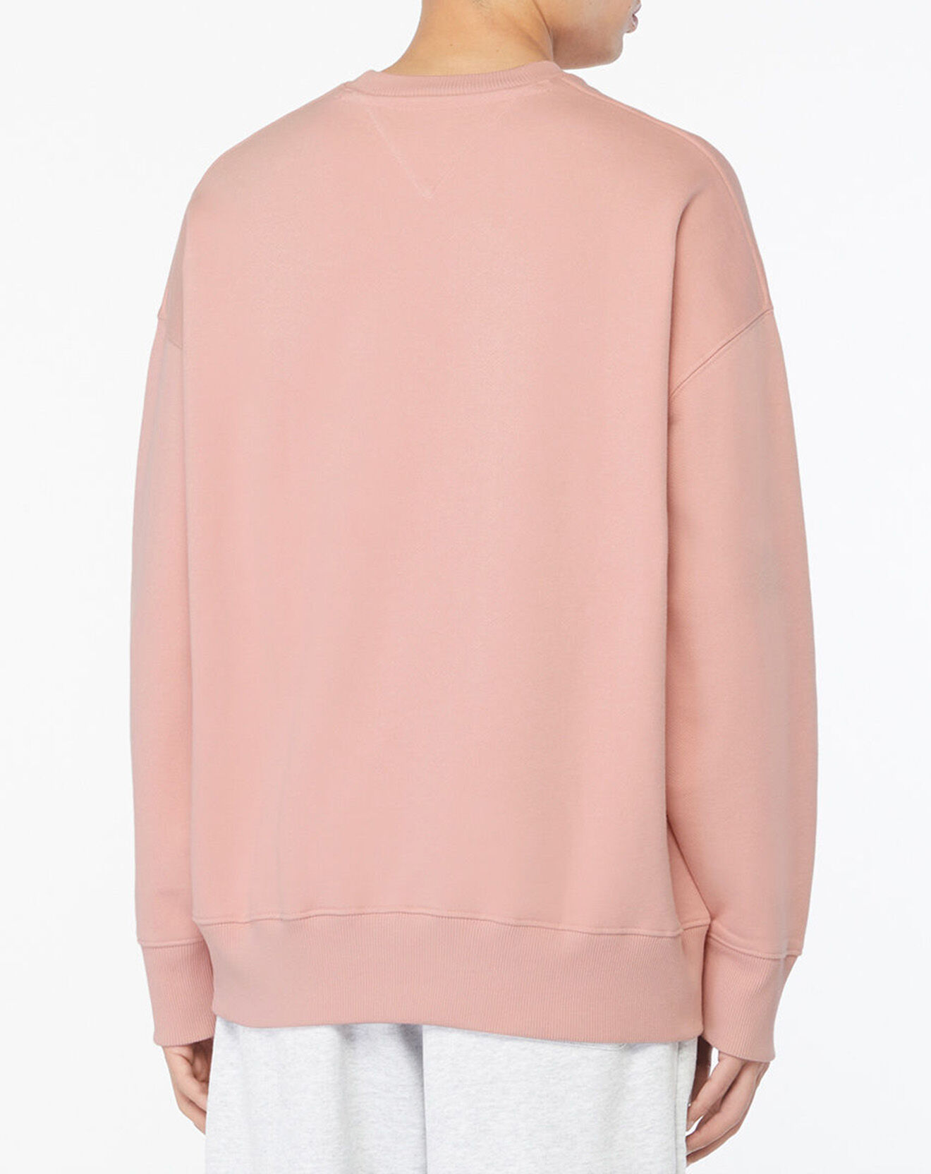 Tommy Jeans Sweat Tommy Badge rose
