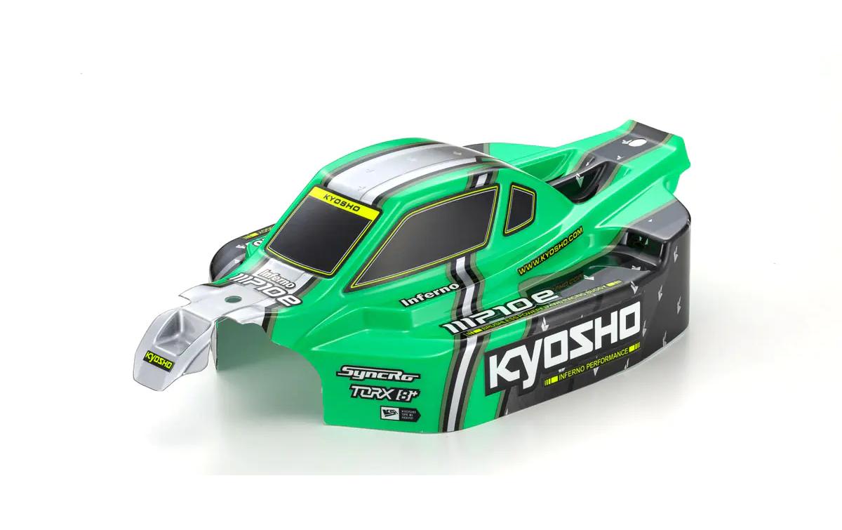 Buggy Inferno MP10e 4WD Brushless Grün, ARTR, 1:8<br>Leistungsstarker Renn-Buggy mit Brushless Antrieb im Massstab 1:8
