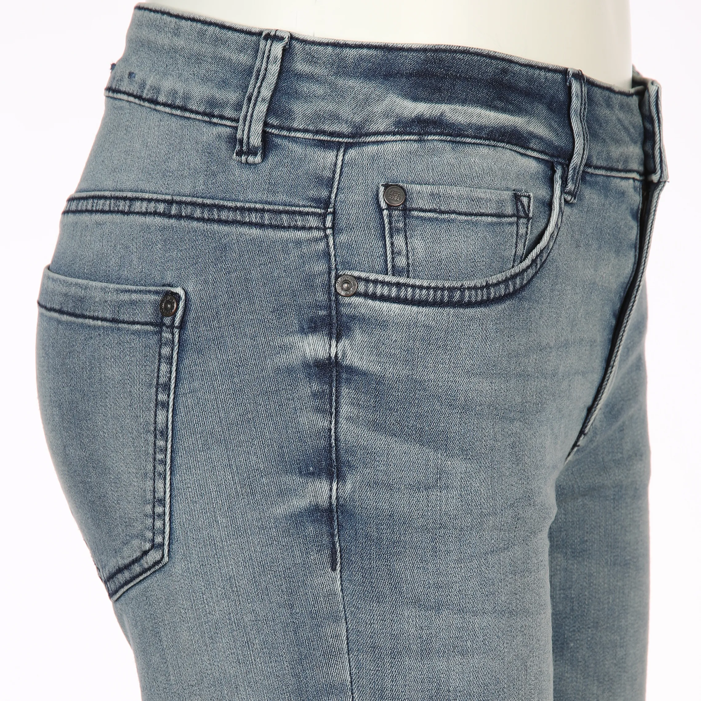 Damen Bermuda mit Saumkante
