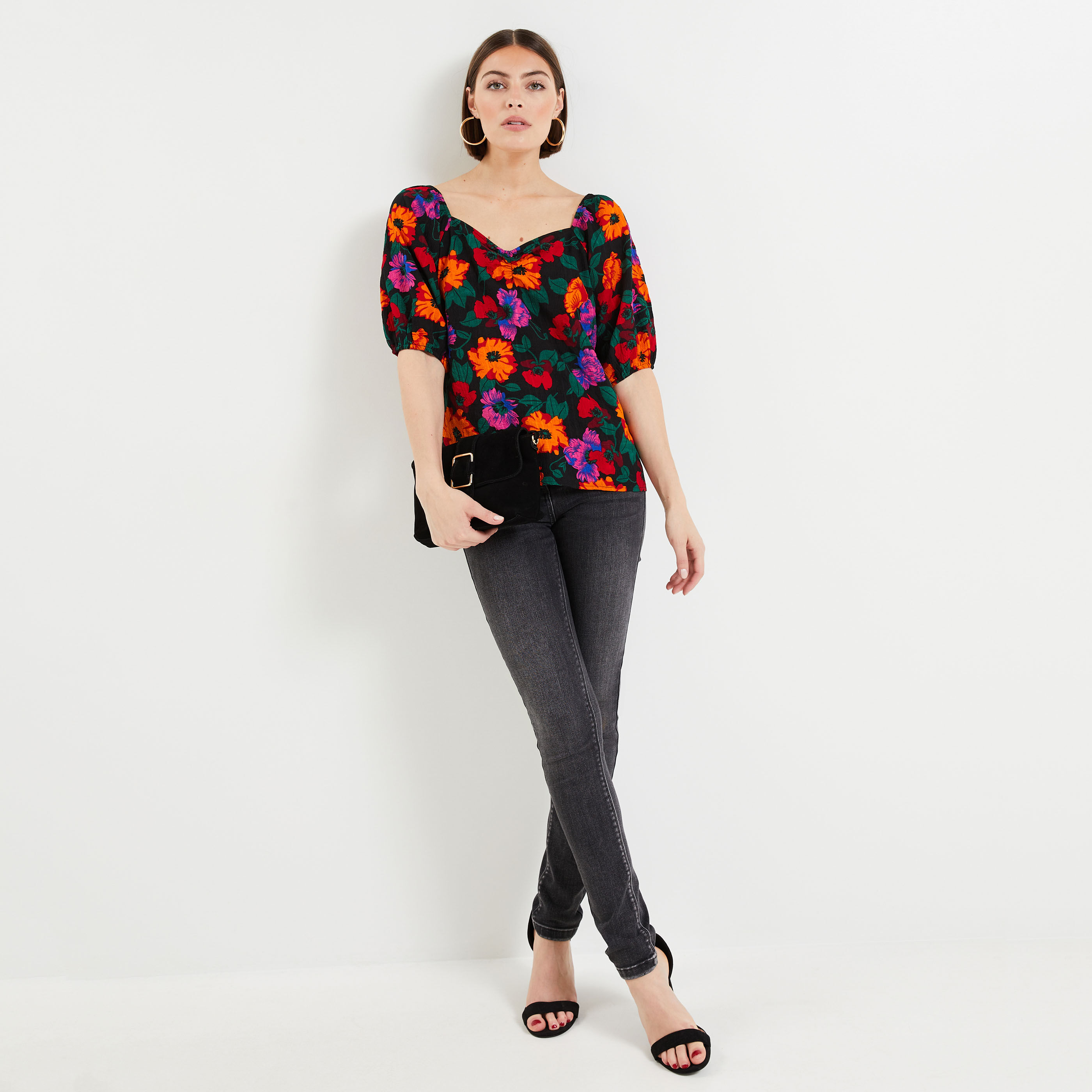 Blouse fleurie femme - IMPRIME