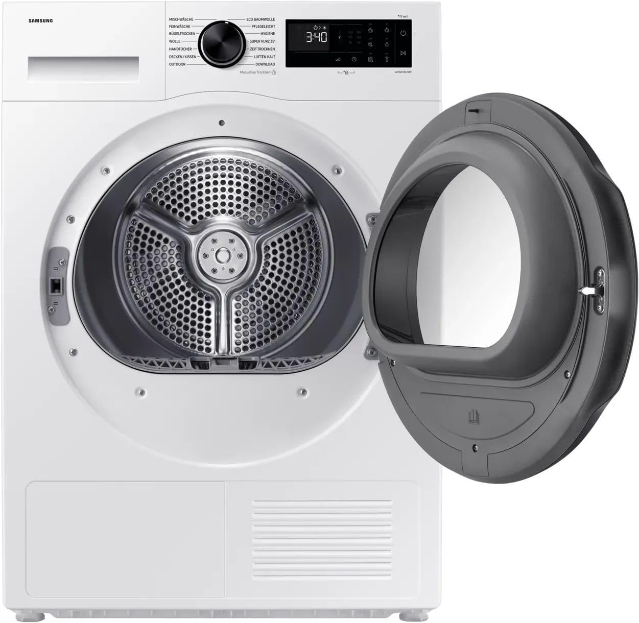 Samsung Wärmepumpentrockner, DV5000D, 9 kg, EEK: C, AI Wäschetrockner mit WiFi-SmartThings-App, Hygiene-Programm, Air Refresh, Knitterschutz, DV90DG52A0AEEG