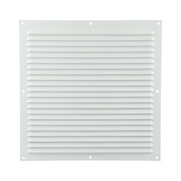 Renson Ventilatierooster Opbouw Aluminium Wit 300 x 300 mm