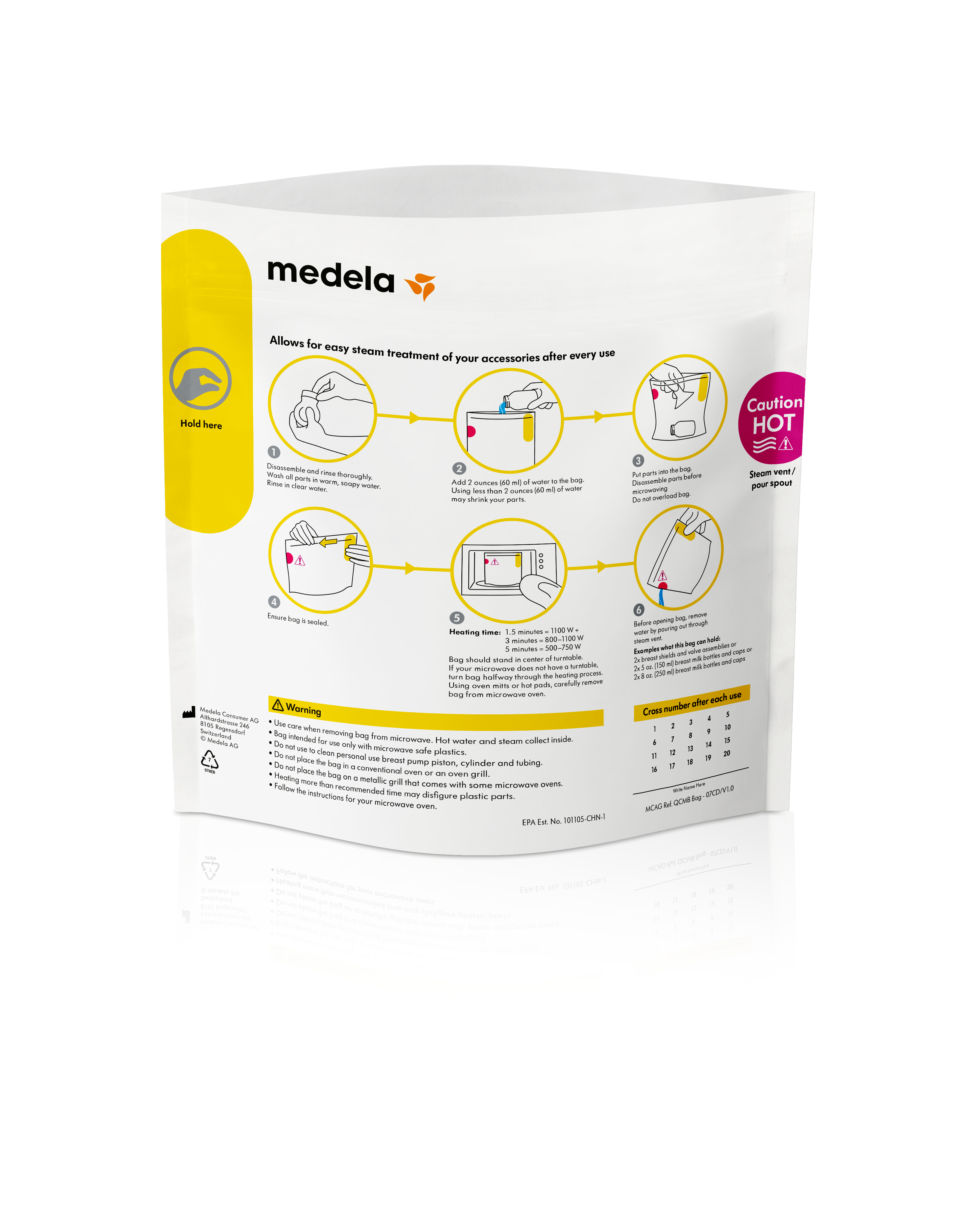 MEDELA Quick Clean Mikrowellenbeutel 1 Stk